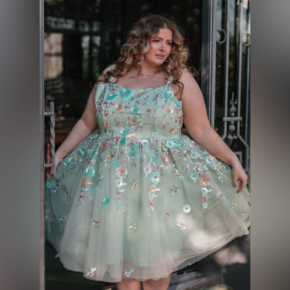 JessaKae Teal Elowen Dress - Picture 3 of 8
